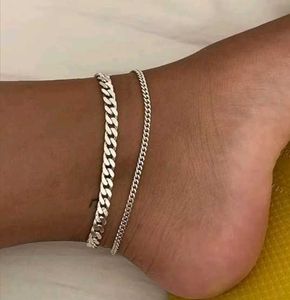 Silver Chain Anklet