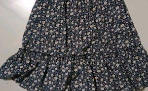Urbanic Floral Tied Backless Frill Dress