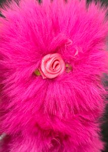 Bright Pink Feather Headband