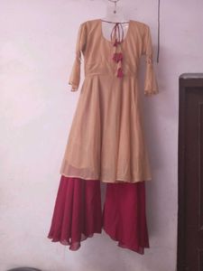 Frock Plazo Set