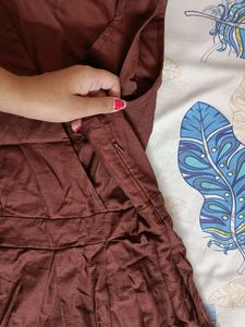 Zudio Pleated Dress (Worn Only Once)