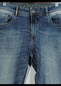 Men Blue Denim Pant