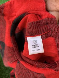Set Of 2 Dress -light Green /red