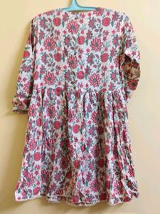 Floral Print Tunic Top