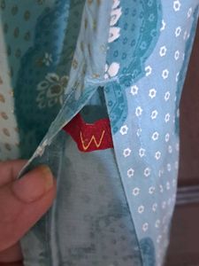 W Cyan Kurti