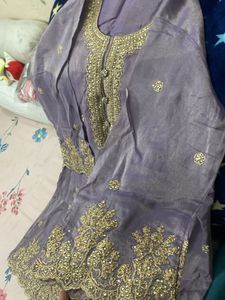 Elegant Purple Kurta Set New