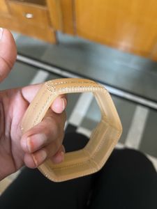 Elegant Gold-Toned plastic Bangles (Set of 2)