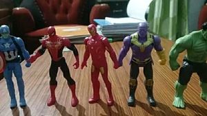 Avengers Superhero Figure Toy Set Of 5