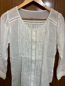 Embroidered White Shirt
