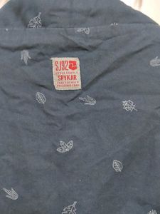 Stylish Navy Blue Patterned Jacket