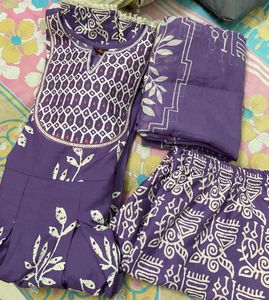 Kalini Purple Kurta Set