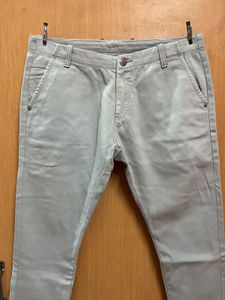 Grey Silver Denin Jeans For Men