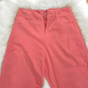 Coral Flare Leg Pants