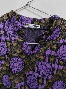 New Woolen Kurti Purple