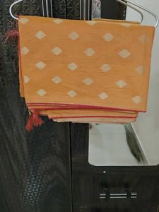 Gorgeous Golden Yellow Saree