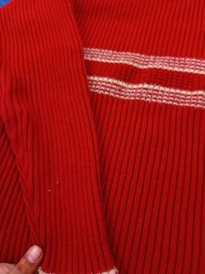 Red Turtleneck Sweater