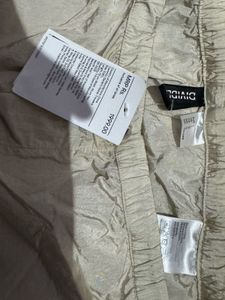 Light Beige Parachute Trousers