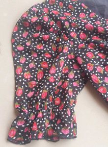 Atmosphere Black Floral Bodycon Mini Dress