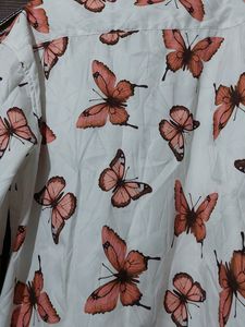 Women Shirt With Butterfly