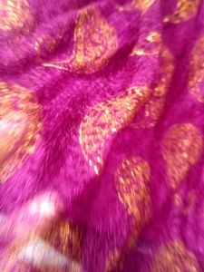 Purple-Blue Paisley Gharara Set