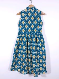 Sea Green Printed  Kurta ( Women&#39;s)