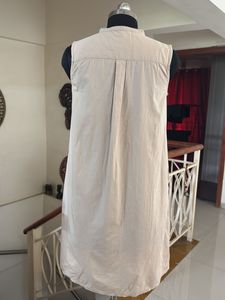 CONTEMPO Sleeveless Shift Dress/Kurti
