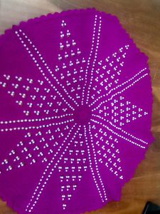 Purple Decorative Table Topper