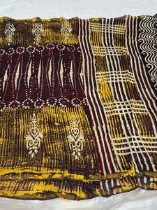 Pure cotton block print dupatta(3)