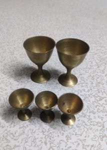 Brass Goblets - Set of 5