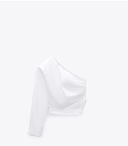 Deconstructed One Shoulder Top