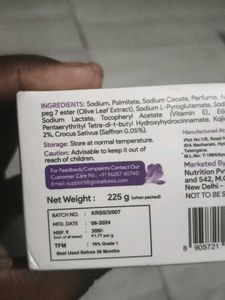 KoziCare Saffron Soap - New