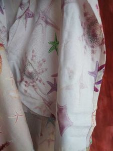 Zara Starfish Print Oversized Shirt