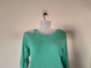 Turquoise Blue Knitted Top