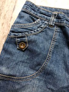 Denim Capri