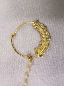 Beautiful Golden Bridal Nath