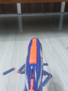 fibre gun with fiber and sponge bullets