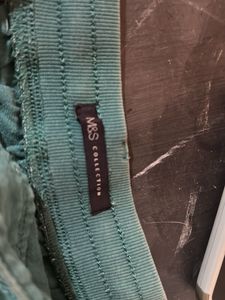 Marks And Spencer Teal blue-green linen shorts