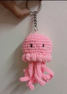 Crochet Octopus Keychain 🦑