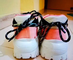 Layasa Shoes/Sneakers Pink And White