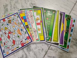 (Set Of 12) Fun Different Board Games For Kids