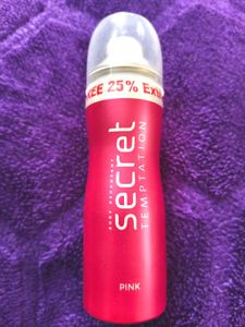 Secret Temptation Pink Deodorant for Women, Long L