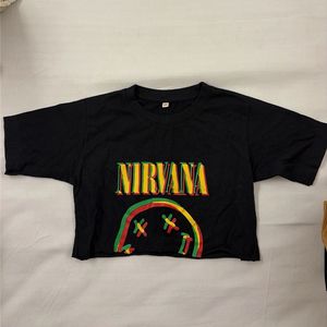 NIRVANA CROPPED BABY TEE