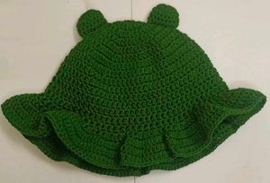 Handmade Crochet 🐸 Bucket Hat