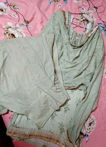 Elegant Green Kurta Set