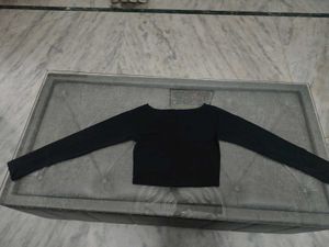Black Long Sleeve Top