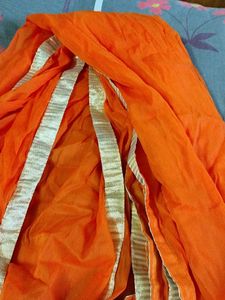 Beautiful Orange Colour Dupatta