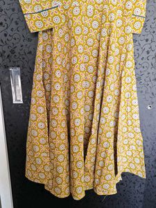 Floral Print Anarkali Kurta