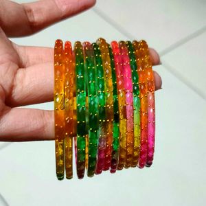 Aesthetic y2k bollywood style bangle set