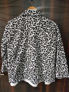 Patterned Button-Down Shirt