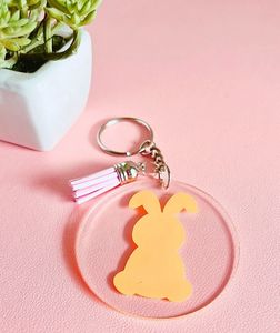 Customized Bunny Keychain